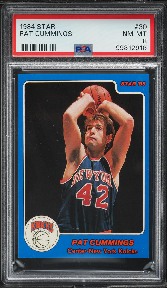 1984 Star Basketball Pat Cummings #30 PSA 8 NM-MT