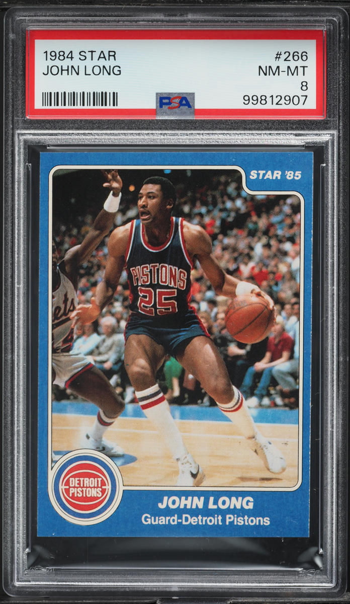 1984 Star Basketball John Long #266 PSA 8 NM-MT