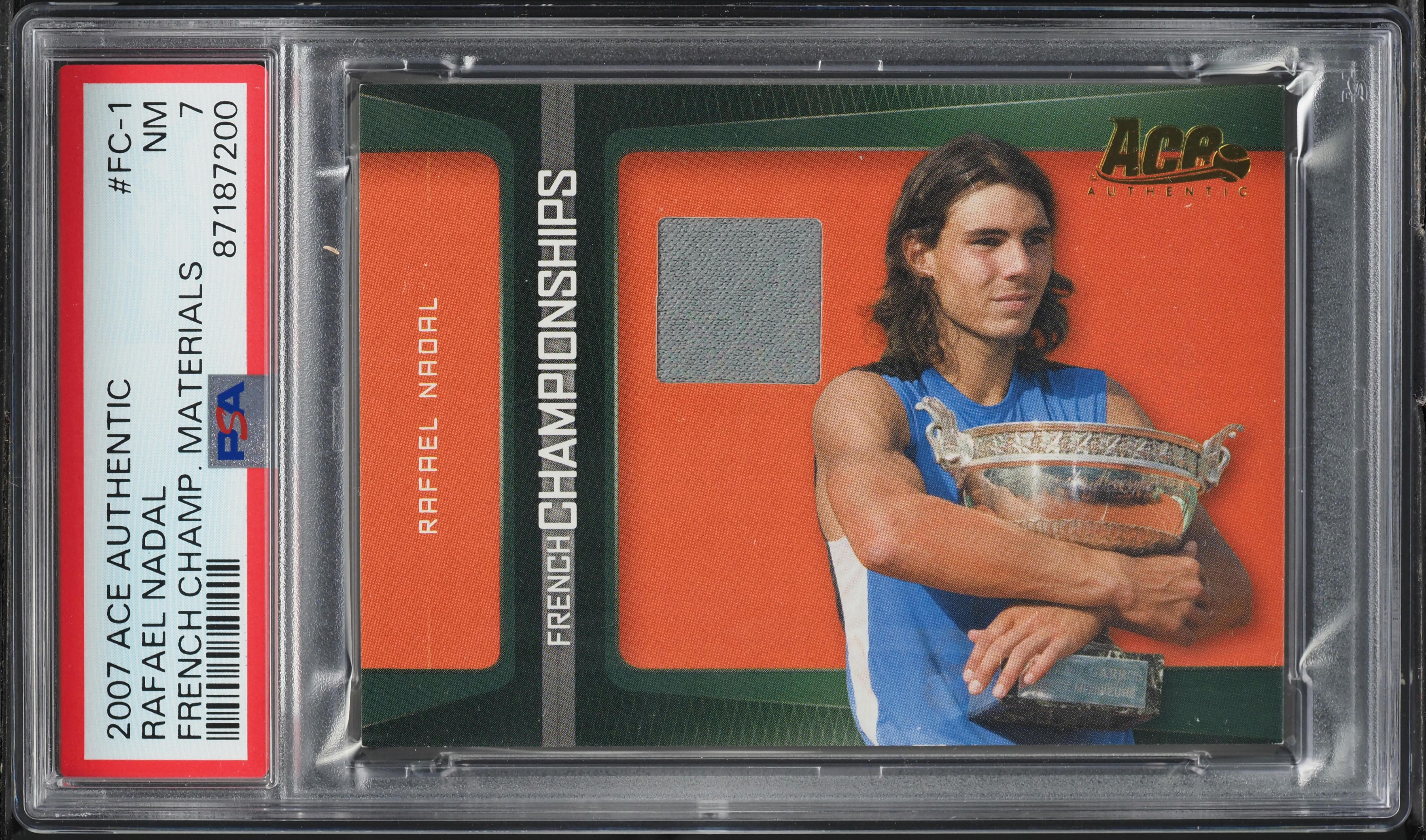 2007 Ace Authentic French Championships Rafael Nadal PATCH #FC-1