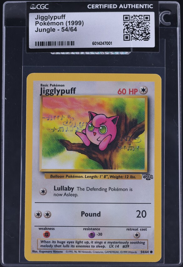 first edition jigglypuff pokemon card Jigglypuff Jungle No.039 Card