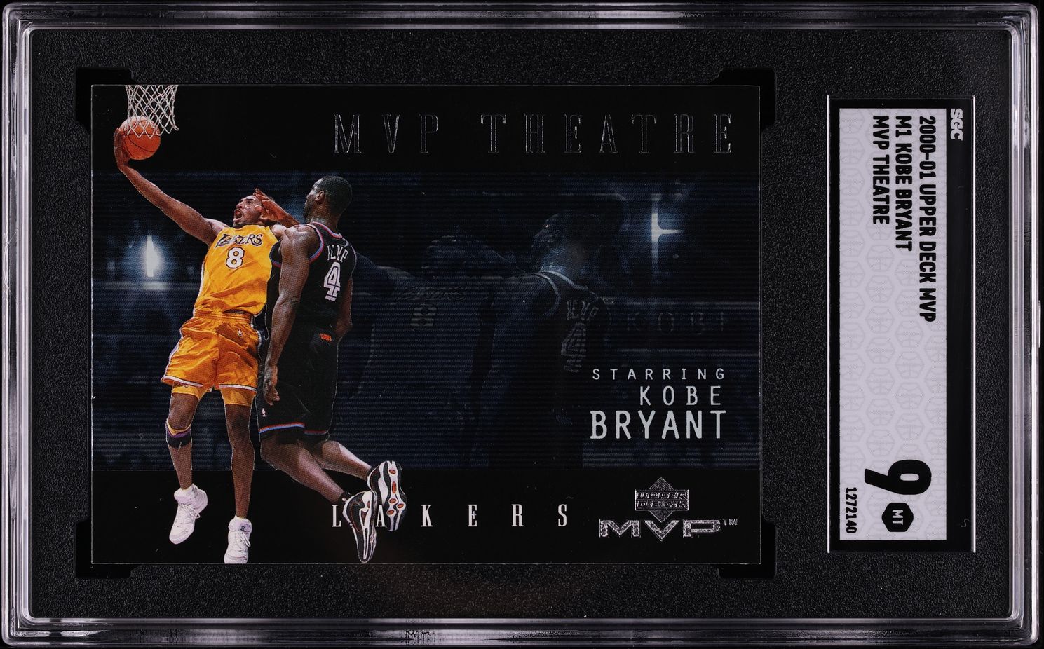 2000 Upper Deck MVP Theatre Kobe Bryant #M1 SGC 9 MINT