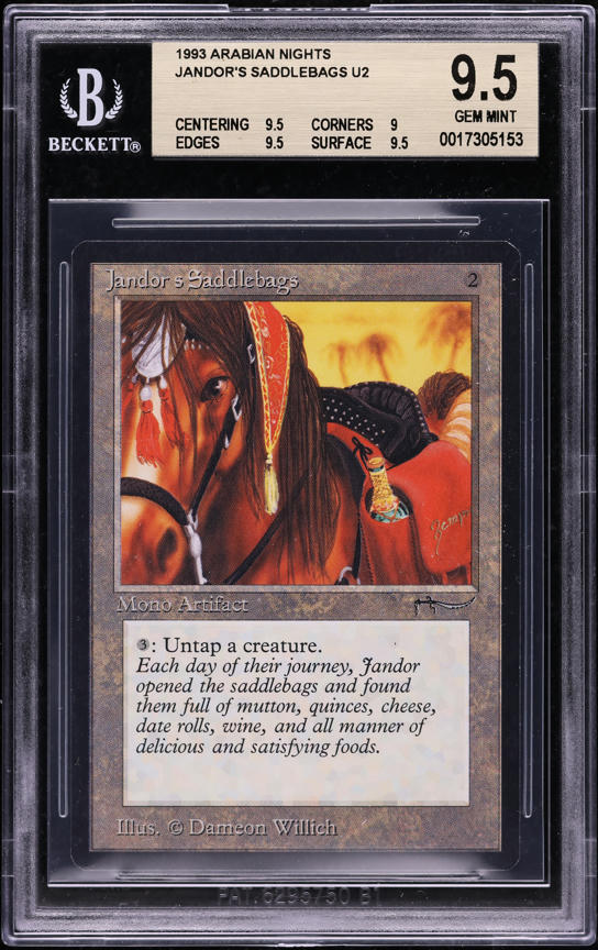 1993 Magic The Gathering MTG Arabian Nights Pyramids U2 BGS 9.5