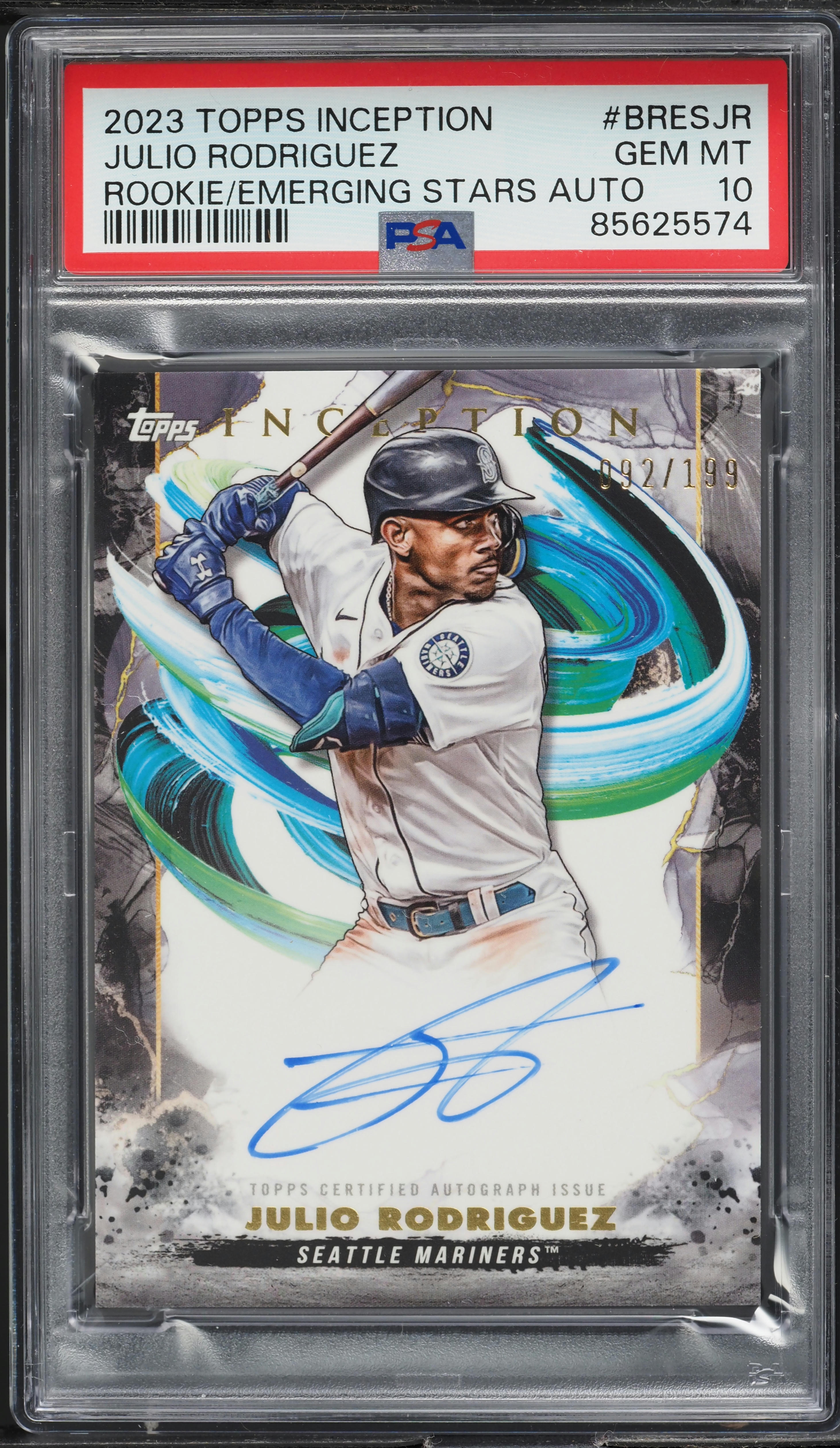 2023 Topps Inception Rookie & Emerging Stars Julio Rodriguez AUTO