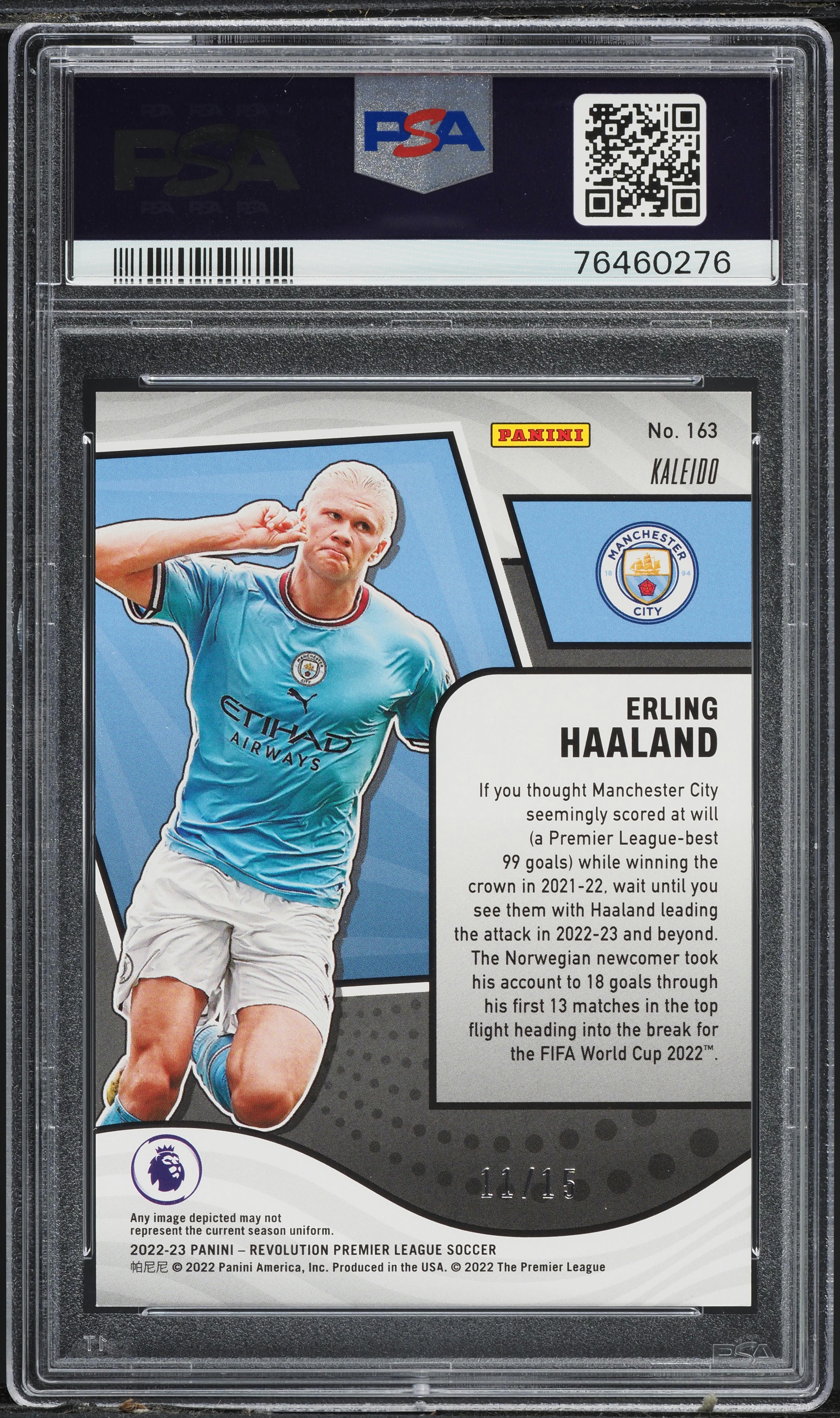 2022 Panini Revolution Premier League Kaleido Erling Haaland /15