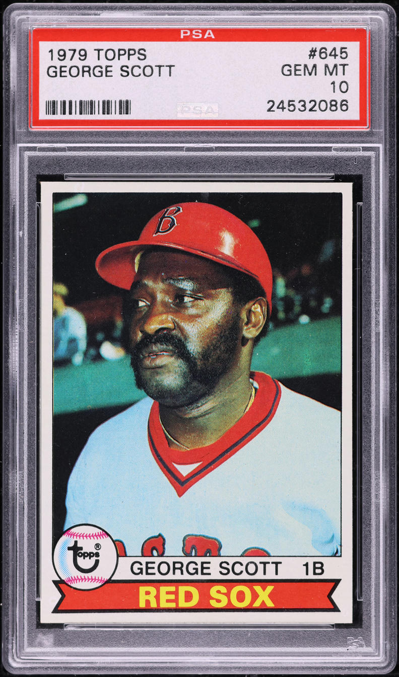 1979 Topps George Scott #645 PSA 10 GEM MINT