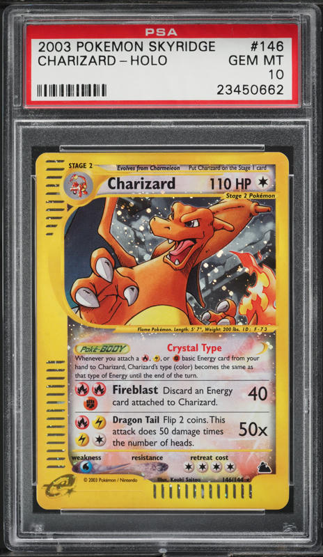 1999 Pokemon Base Set Shadowless Holo Charizard #4 PSA 10 GEM MINT on  Fanatics Collect