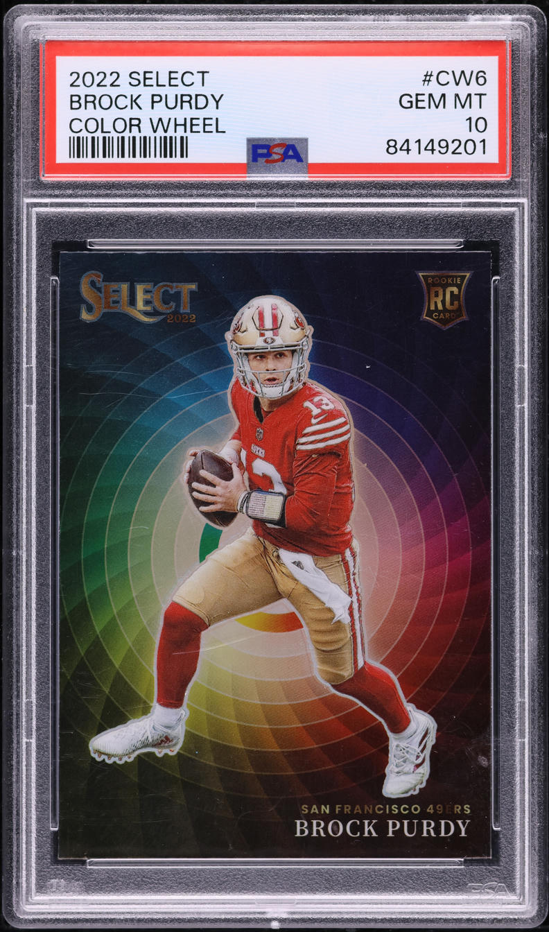 2022 Select Color Wheel Brock Purdy ROOKIE #CW6 PSA 10 GEM MINT