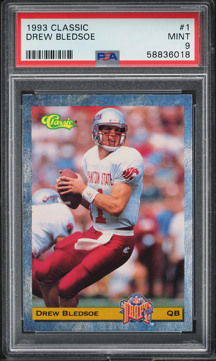 1993 Classic Drew Bledsoe #1 PSA 9 MINT