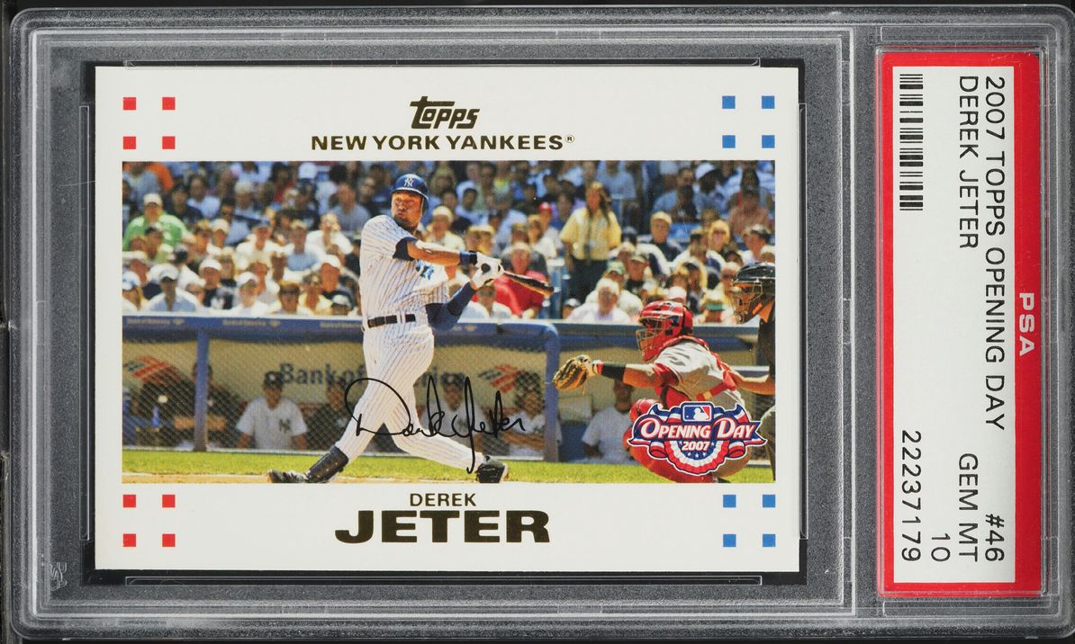2007 Topps Opening Day Derek Jeter #46 PSA 10 GEM MINT