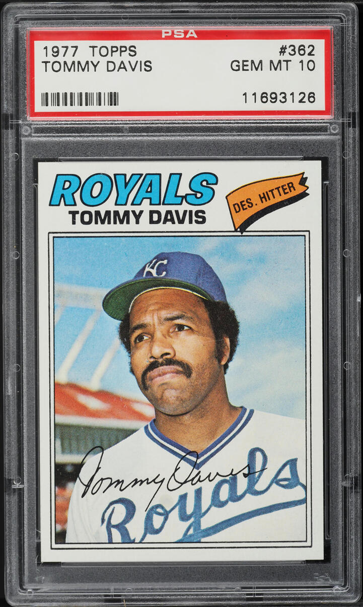 1977 Topps Tommy Davis #362 PSA 10 GEM MINT