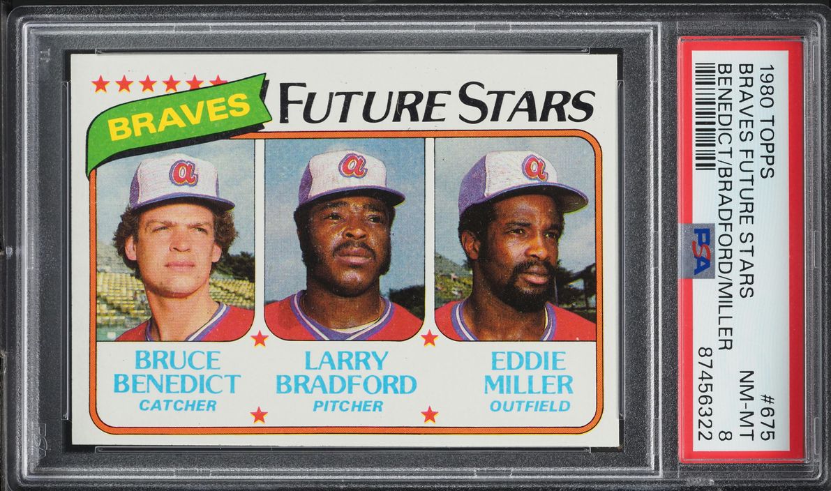 1980 Topps Braves Future Stars #675 PSA 8 NM-MT