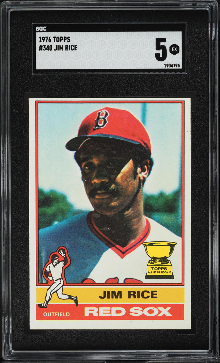 1976 Topps Jim Rice #340 SGC 5 EX