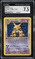 1999 Pokemon Base Set Shadowless 1st Edition Holo Alakazam #1 CGC