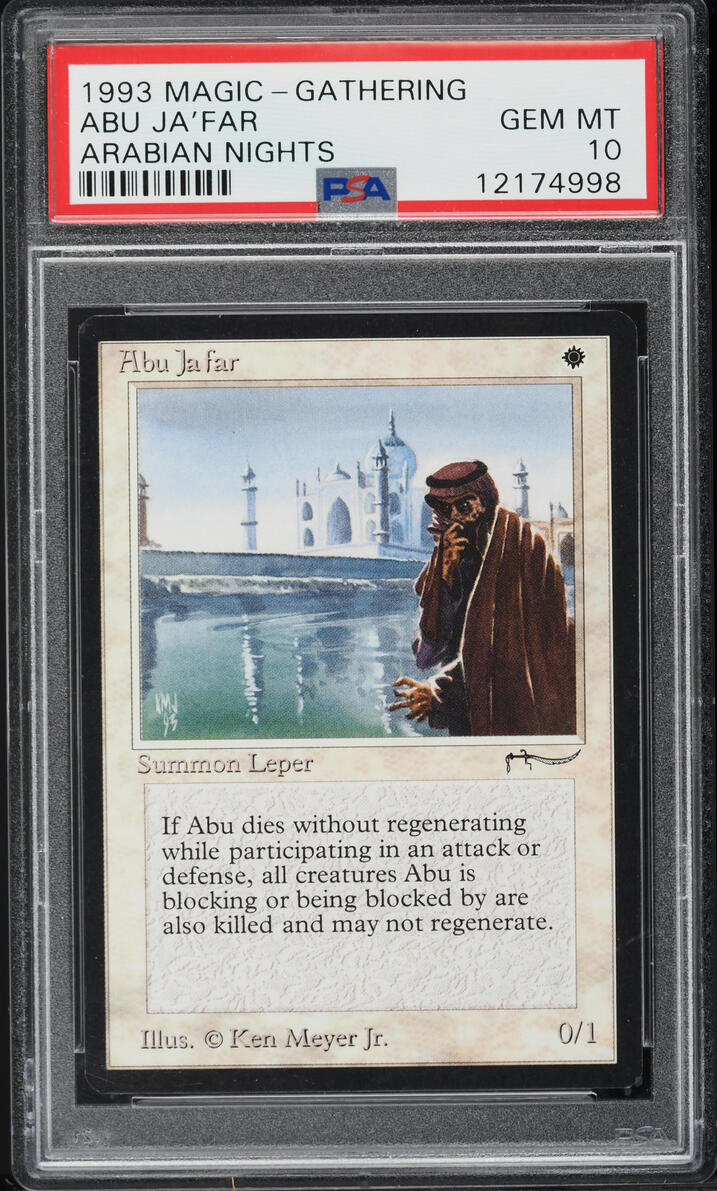 1993 Magic The Gathering MTG Arabian Nights Abu Ja'far PSA 10 GEM MINT