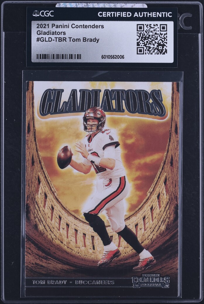 2021 Panini Contenders Gladiators Tom Brady #GLD-TBR CGC AUTH