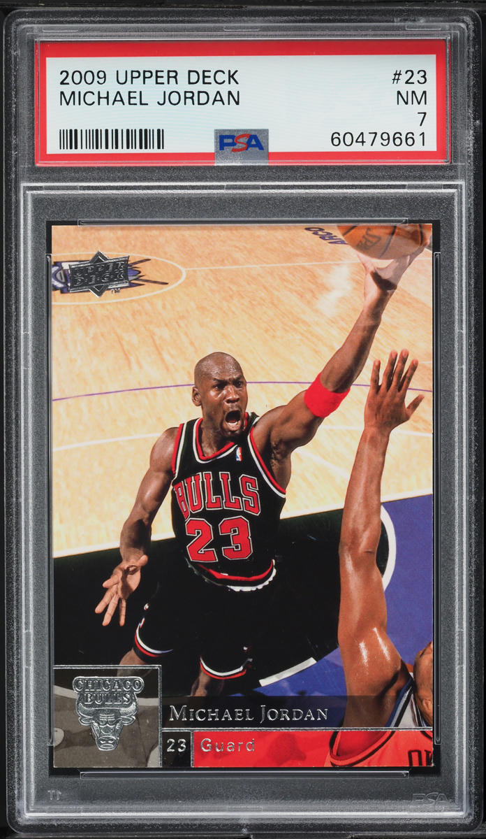 2009 Upper Deck Basketball Michael Jordan #23 PSA 7 NRMT