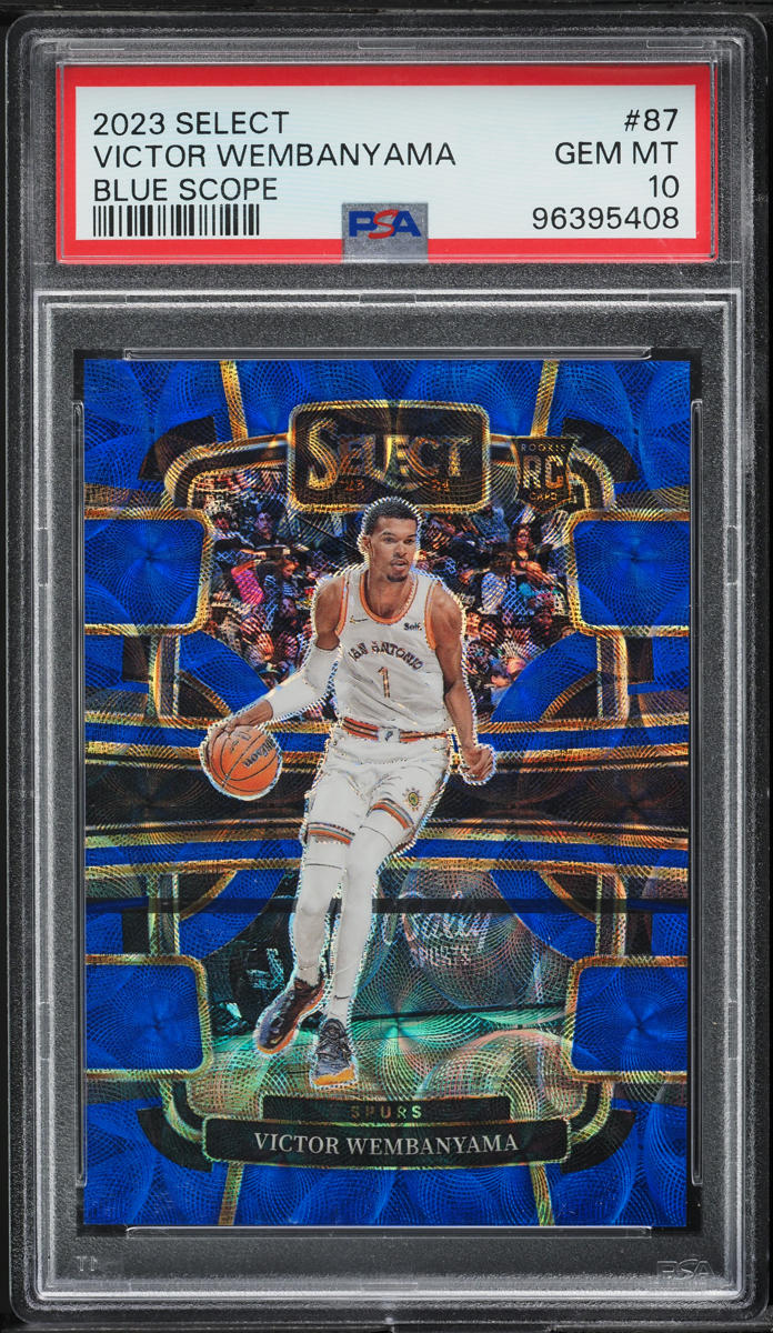 2023 Select Blue Scope Victor Wembanyama ROOKIE /249 #87 PSA 10 GEM MINT