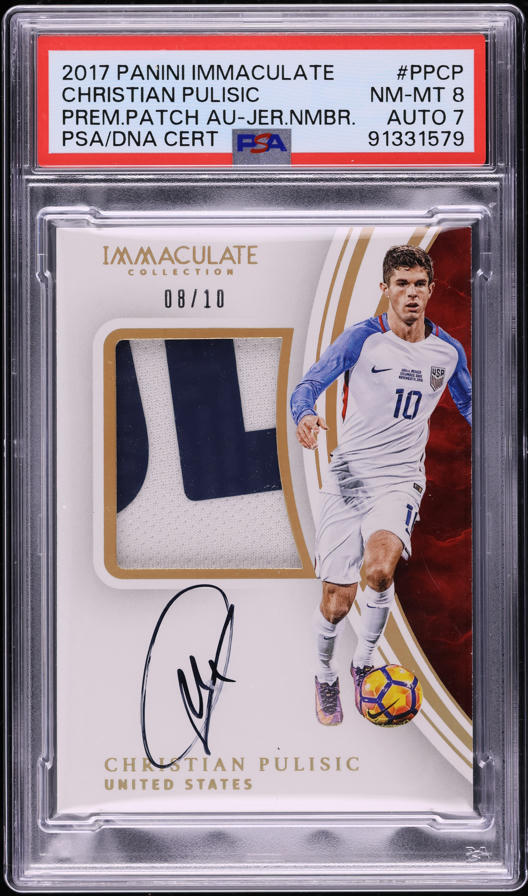 2017 Immaculate Soccer White Box Cristiano Ronaldo PATCH AUTO 1/1