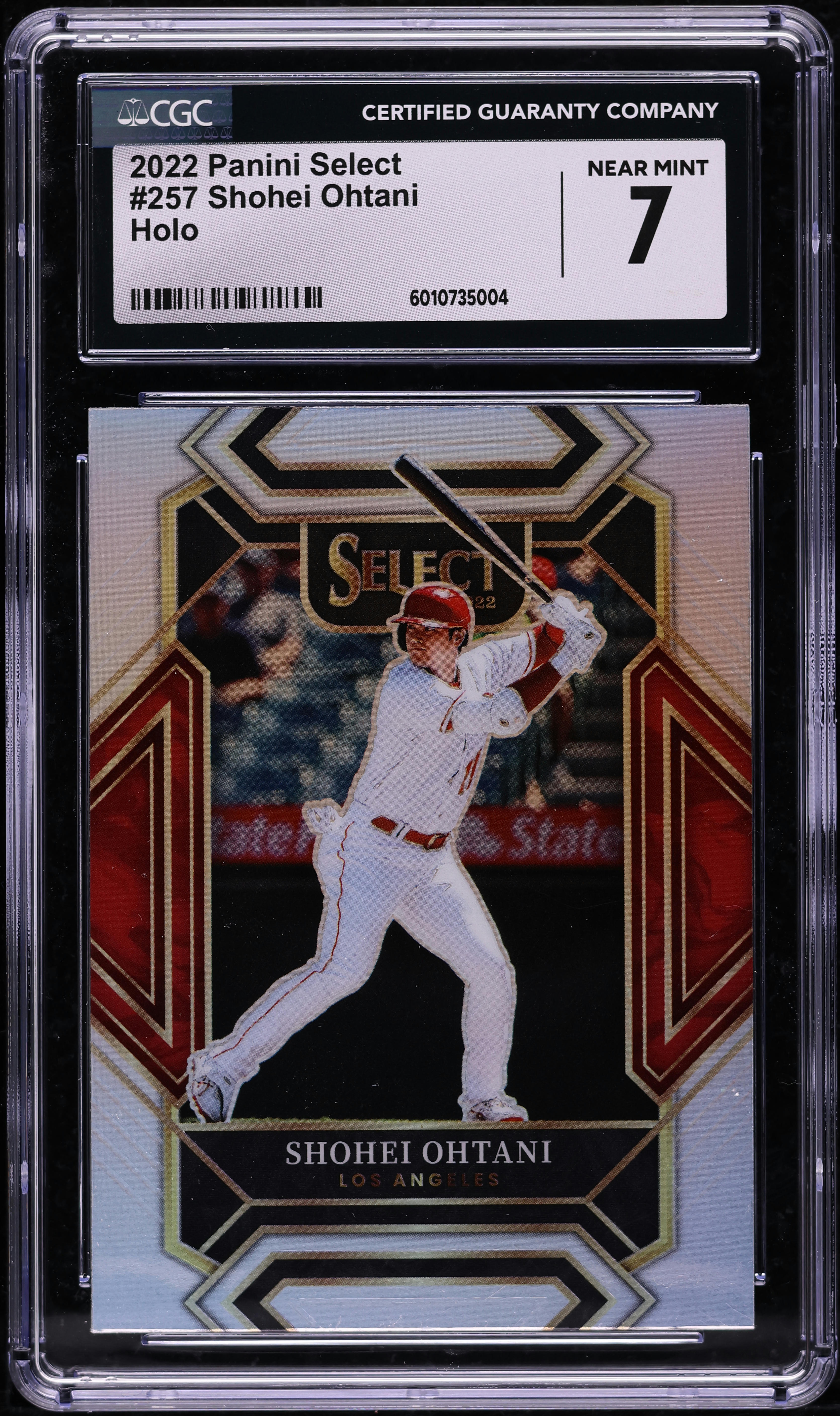 2022 Select Diamond Level Holo Shohei Ohtani #257 CGC 7 NRMT on