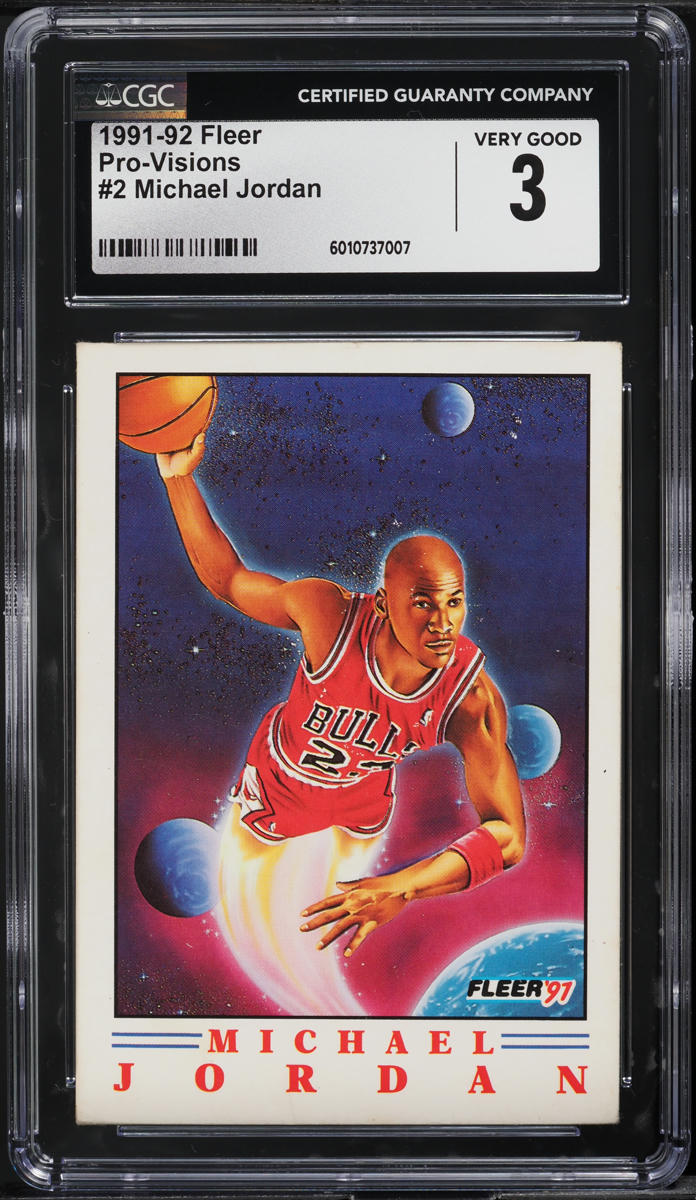1991 Fleer Pro-Visions Michael Jordan #2 CGC 3 VG