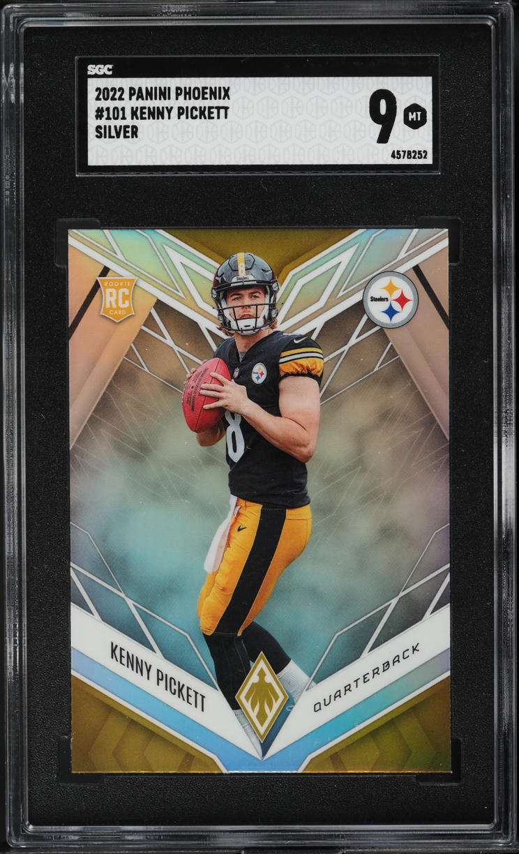 2022 Panini Phoenix Silver Kenny Pickett ROOKIE #101 SGC 9 MINT