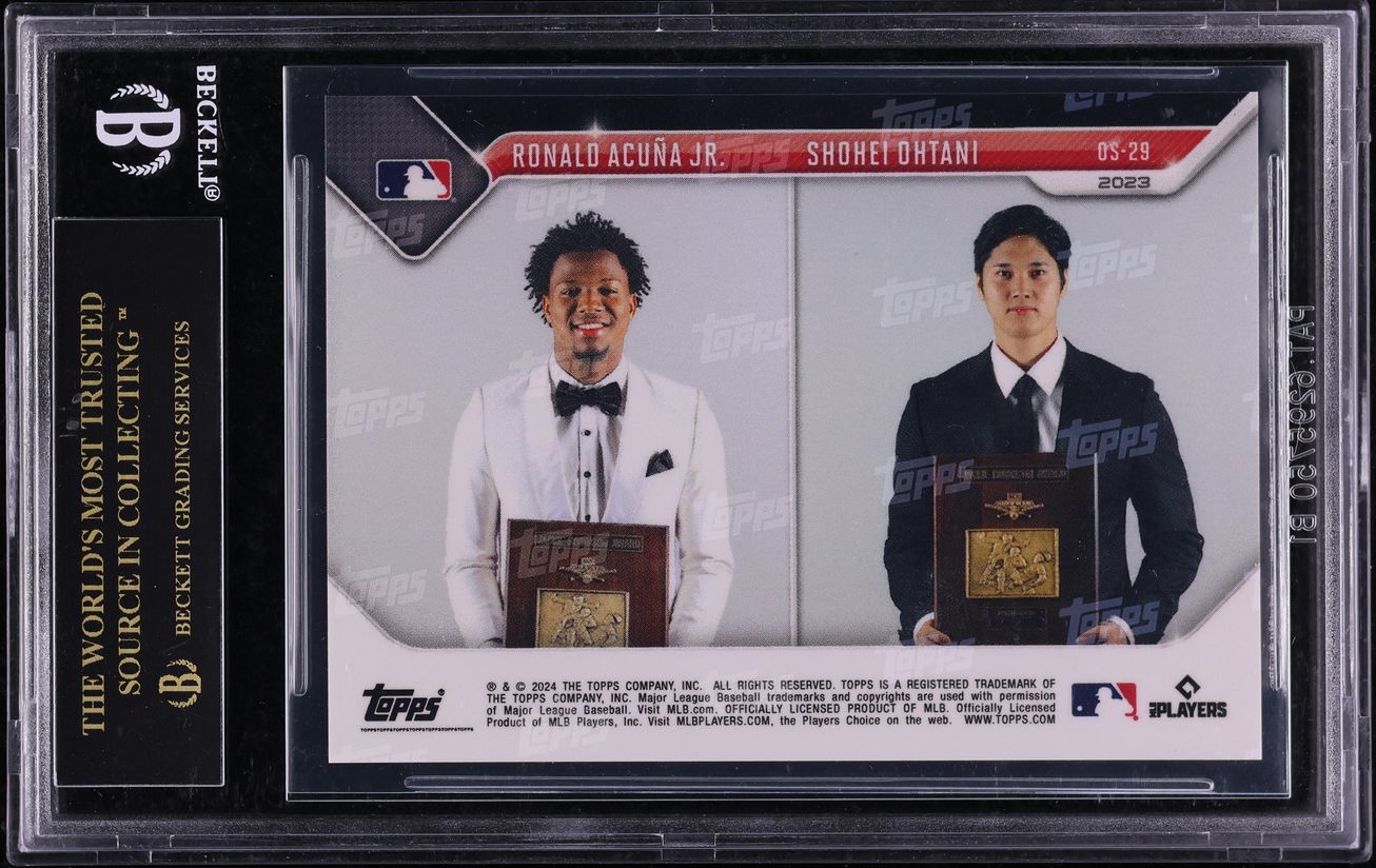 2023 Topps Now Offseason Ronald Acuna Jr Shohei Ohtani #OS-29 BGS 