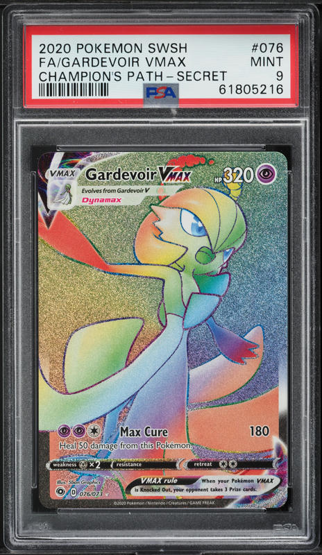 世界108枚 PSA10 サーナイトVMAX gardevoir 2020 50 2020 Pokemon Sword & Shield Champion's Path Rainbow Rare Gardevoir