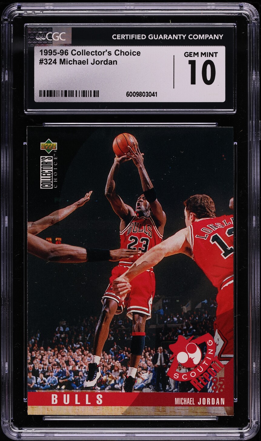 1995 Collector's Choice Michael Jordan #324 CGC 10 GEM MINT