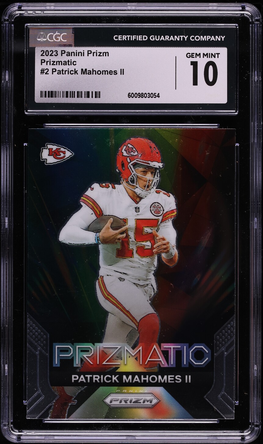 2023 Panini Prizm Prizmatic Patrick Mahomes II #2 CGC 10 GEM MINT