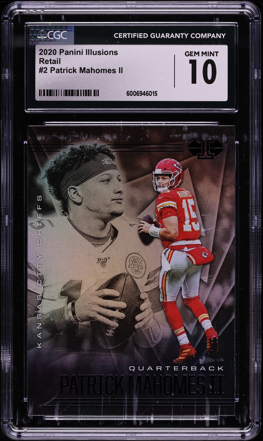 2020 Panini Illusions Retail Patrick Mahomes II #2 CGC 10 GEM MINT