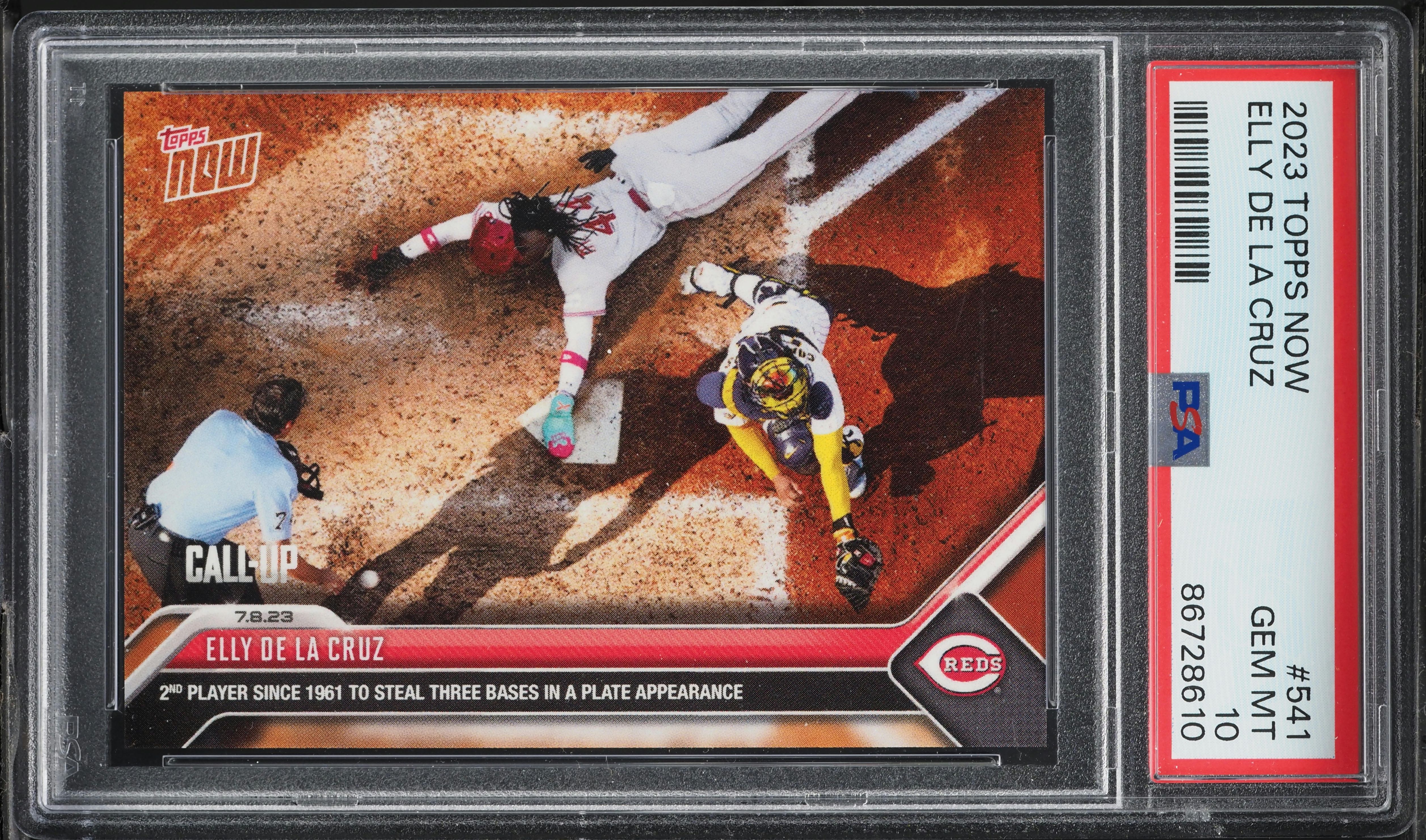 2023 Topps Now Elly De La Cruz ROOKIE #541 PSA 10 GEM MINT on