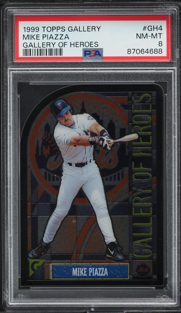 1999 Topps Gallery Of Heroes Mike Piazza #GH4 PSA 8 NM-MT