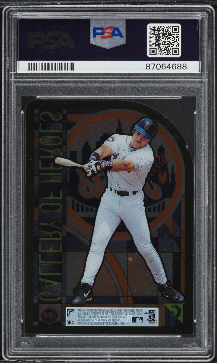 1999 Topps Gallery Of Heroes Mike Piazza #GH4 PSA 8 NM-MT