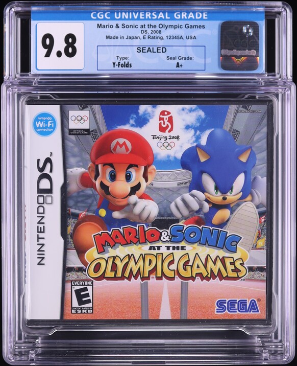 Mario & Sonic At The Olympic Games (Nintendo DS) CGC 9.8 A+ Sealed