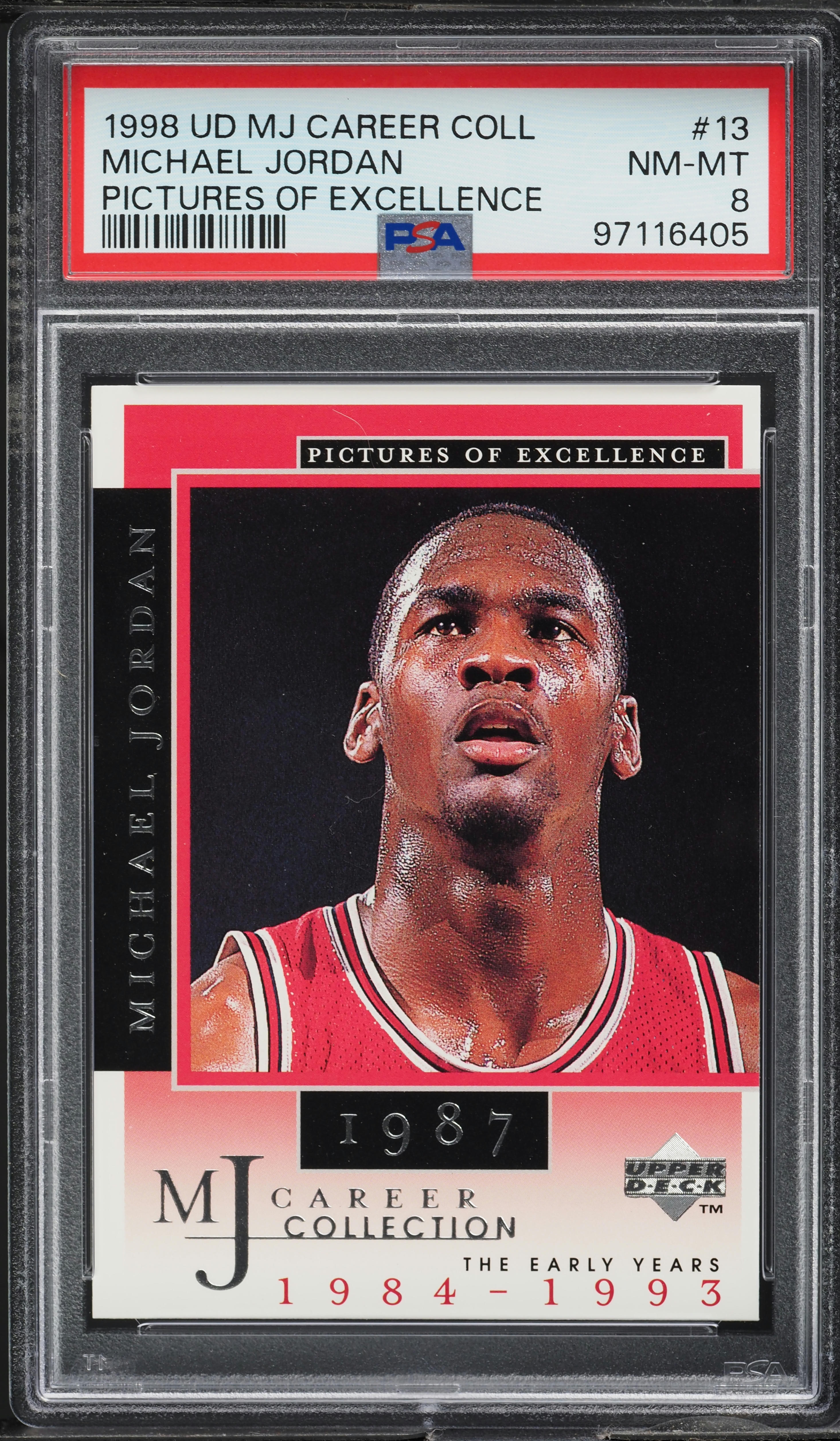 1998 Upper Deck MJ Career Collection Pictures Of Excellence