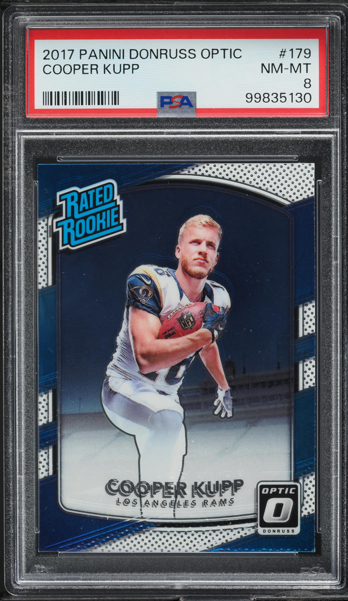 2017 Donruss Optic Cooper Kupp ROOKIE #179 PSA 8 NM-MT
