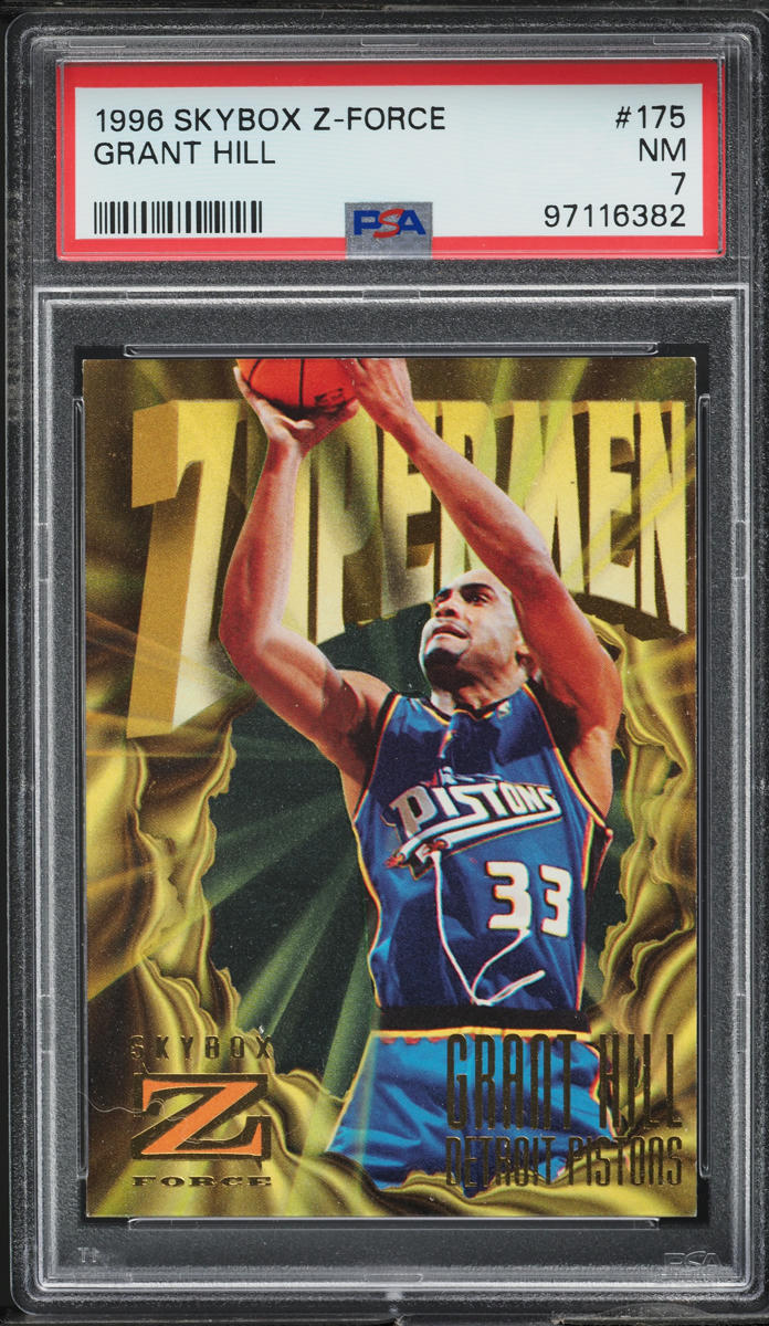 1996 Skybox Z-Force Grant Hill #175 PSA 7 NRMT on Fanatics Collect