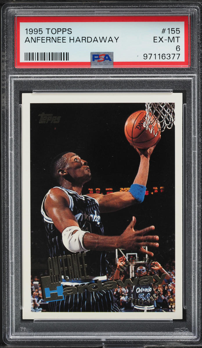 1995 Topps Basketball Anfernee Hardaway #155 PSA 6 EXMT