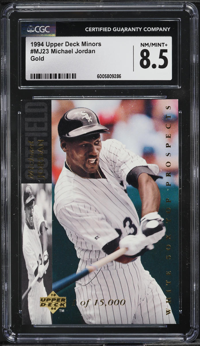 1994 Upper Deck Minors Gold Michael Jordan #MJ23 CGC 8.5 NM-MT+