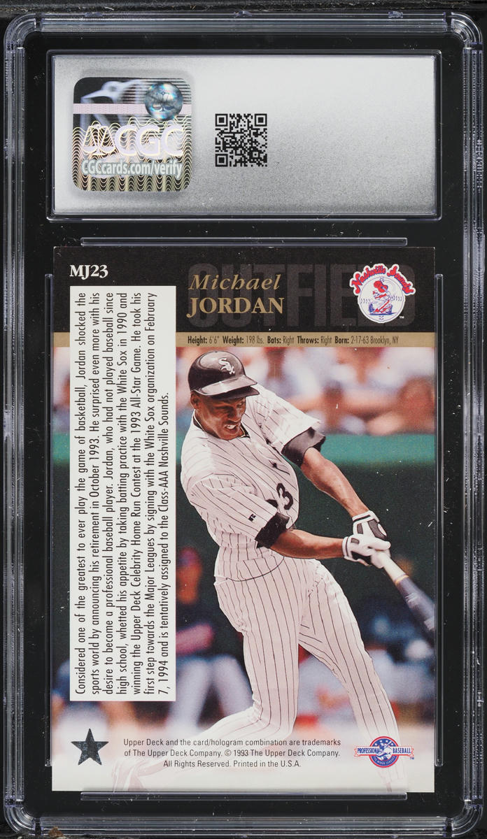 1994 Upper Deck Minors Gold Michael Jordan #MJ23 CGC 8.5 NM-MT+