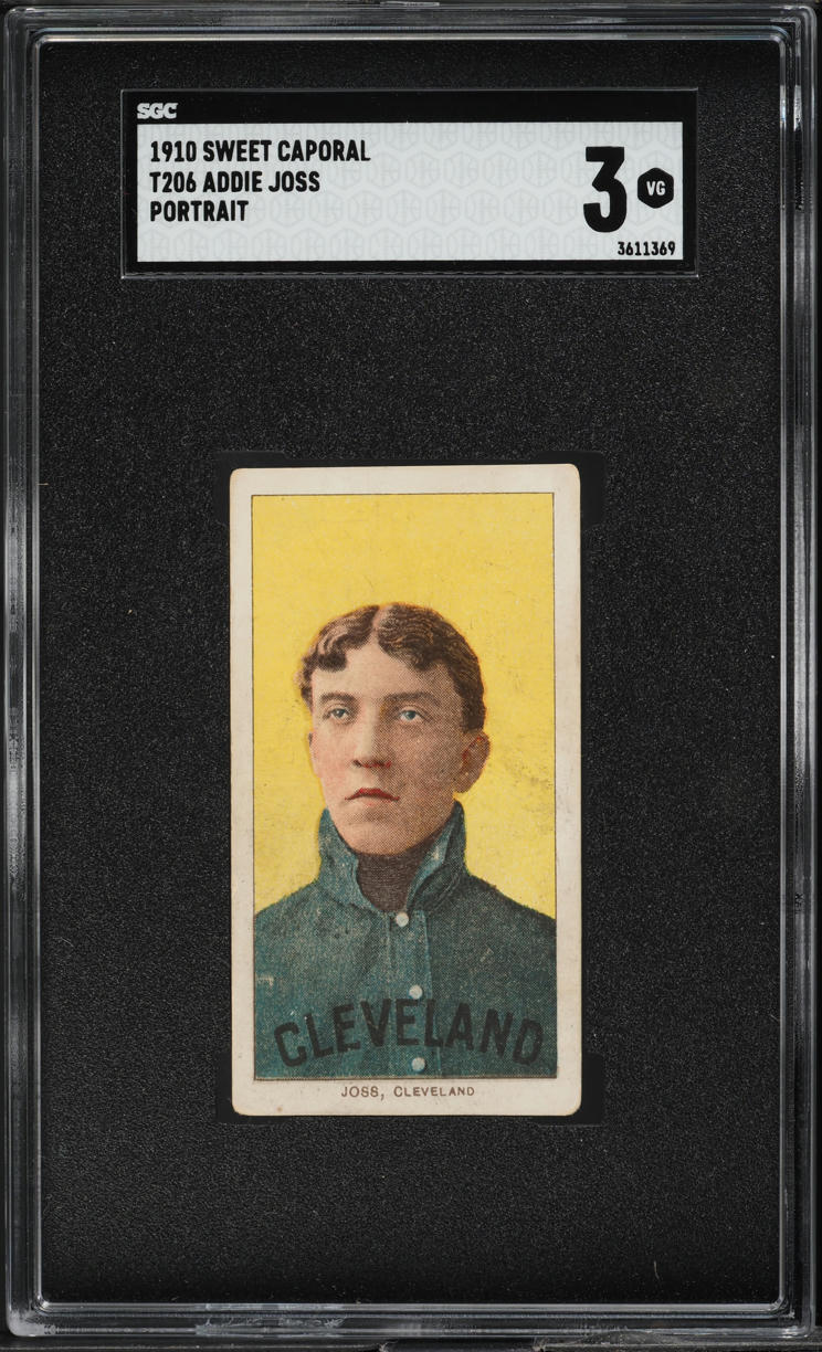 1909-11 T206 Addie Joss PORTRAIT SGC 3 VG