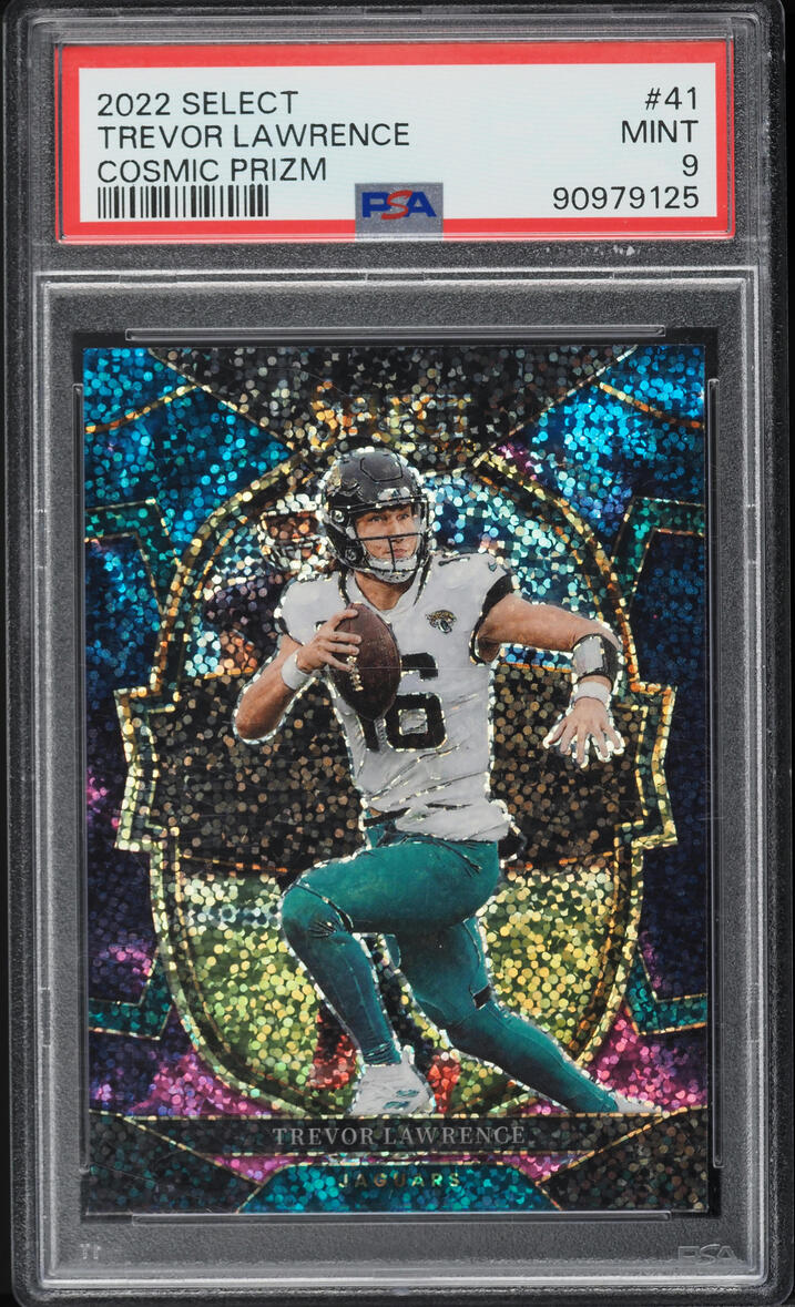 2022 Select Cosmic Prizm Trevor Lawrence #41 PSA 9 MINT