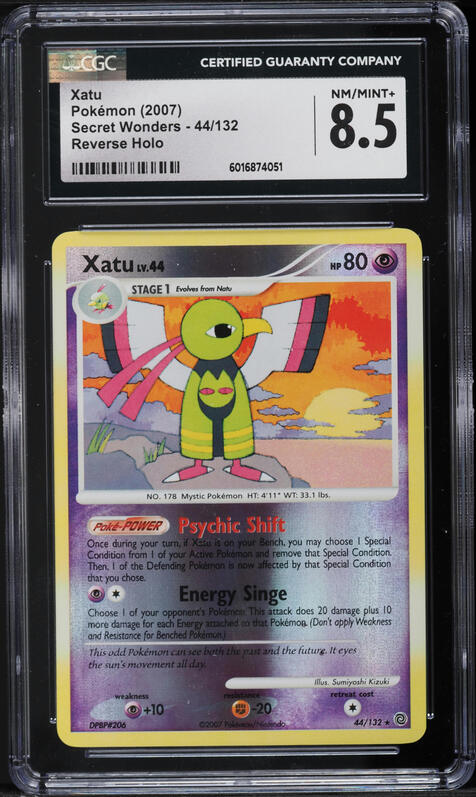xatu pokemon card value Psychic Psychic (10+) This attack does 30 more damage for each Energy attached to your opponents Active Pokmon 2003 Pokemon EX Sandstorm Reverse