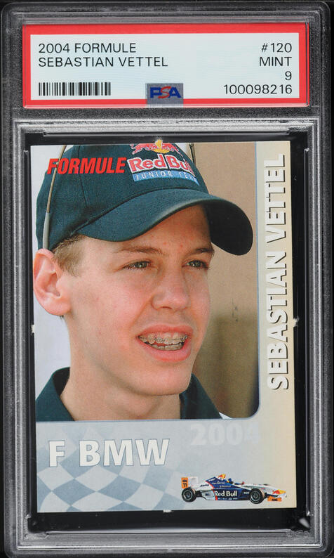 2020 Topps Chrome Formula 1 F1 Sapphire Red Sebastian Vettel 1/5