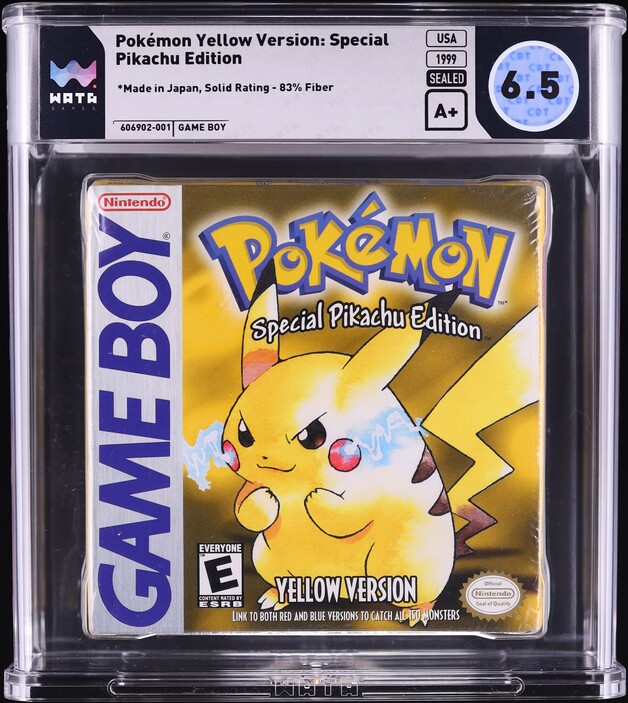 Pokemon Yellow Version: Special Pikachu Edition (Game Boy) WATA