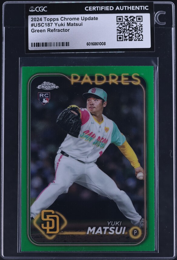 2024 Topps Inception Magenta #74 Yuki Matsui on Fanatics Collect