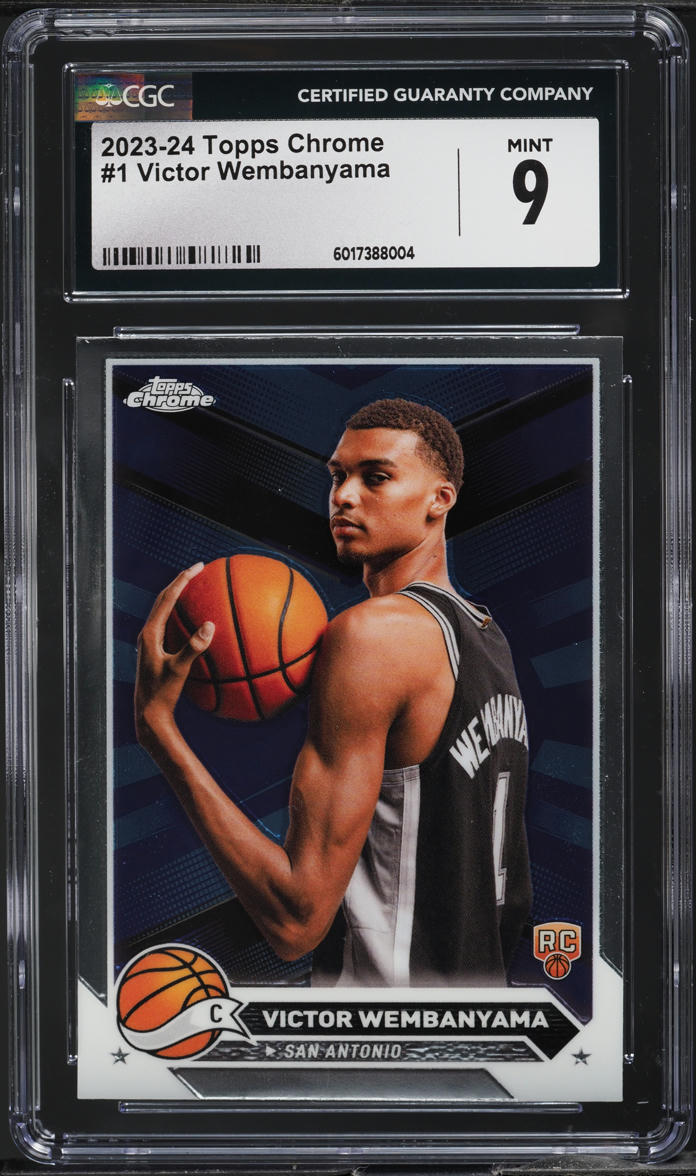 2023 Topps Chrome Victor Wembanyama ROOKIE #1 CGC 9 MINT