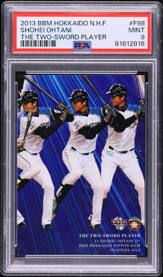 2018 Topps Transcendent Japan Shohei Ohtani ROOKIE RC AUTO 2/5 PSA