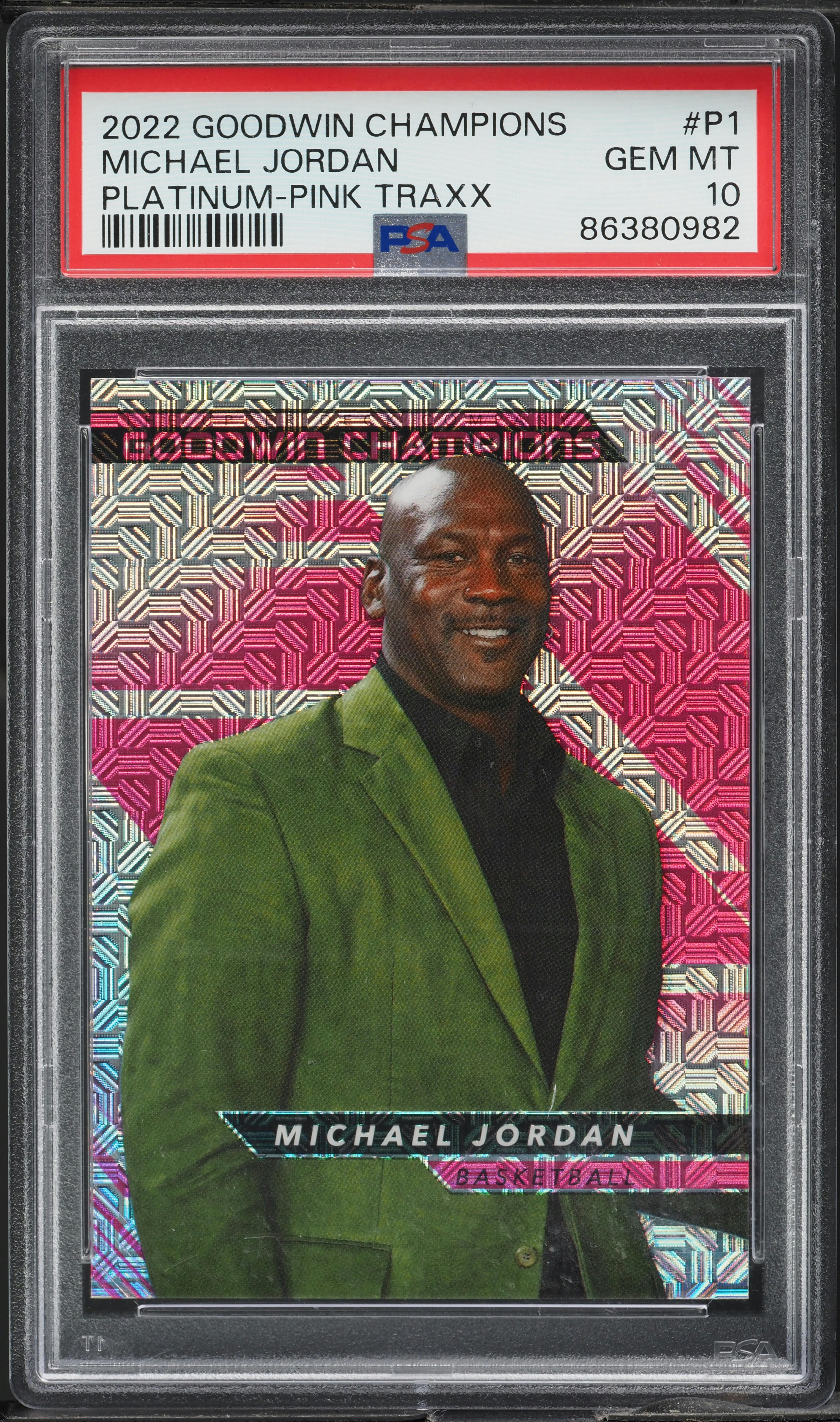 2022 Upper Deck Goodwin Champions Platinum Pink Traxx Michael