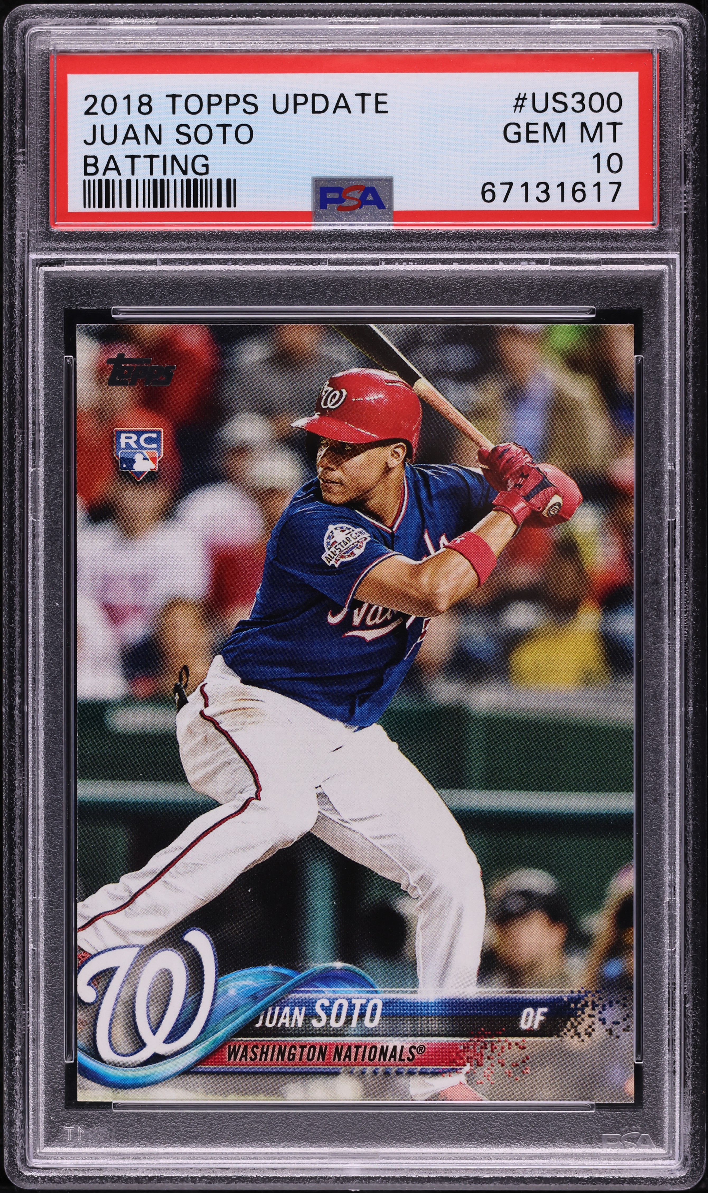 その他 Juan Soto auto psa10 topps 2018 Topps Update Batting Juan Soto ROOKIE #US300 PSA 10 GEM MINT